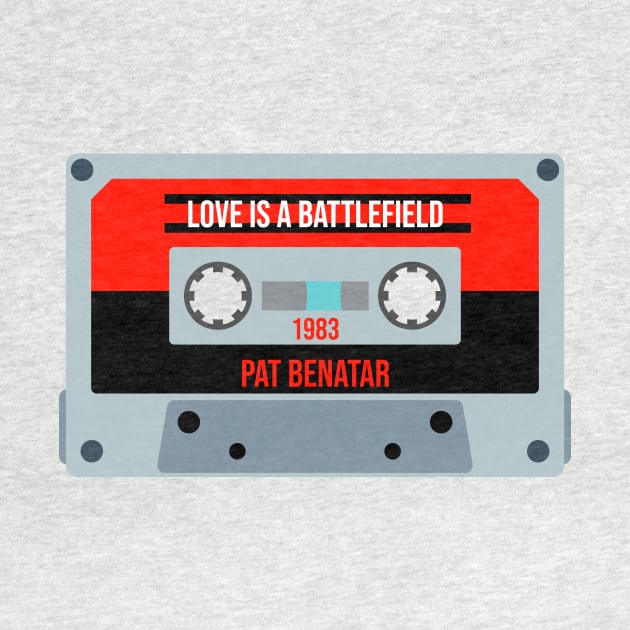 Pat Benatar Classic Retro Cassette by PowelCastStudio